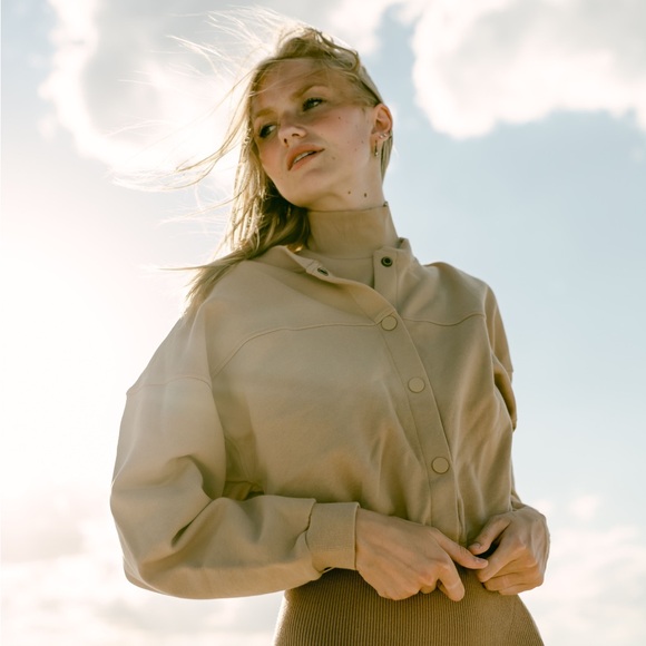 Point Sweats Bomber Jacket - Picture 3 of 5